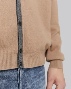 V-Neck Button-Up Cardigan