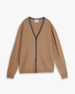 V-Neck Button-Up Cardigan