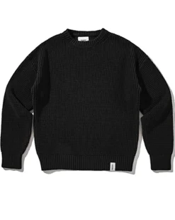 Waffle Crewneck Knit Jumper