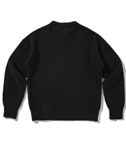 Waffle Crewneck Knit Jumper