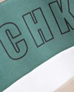 Wide Ribbed Crewneck Sweatshirt
