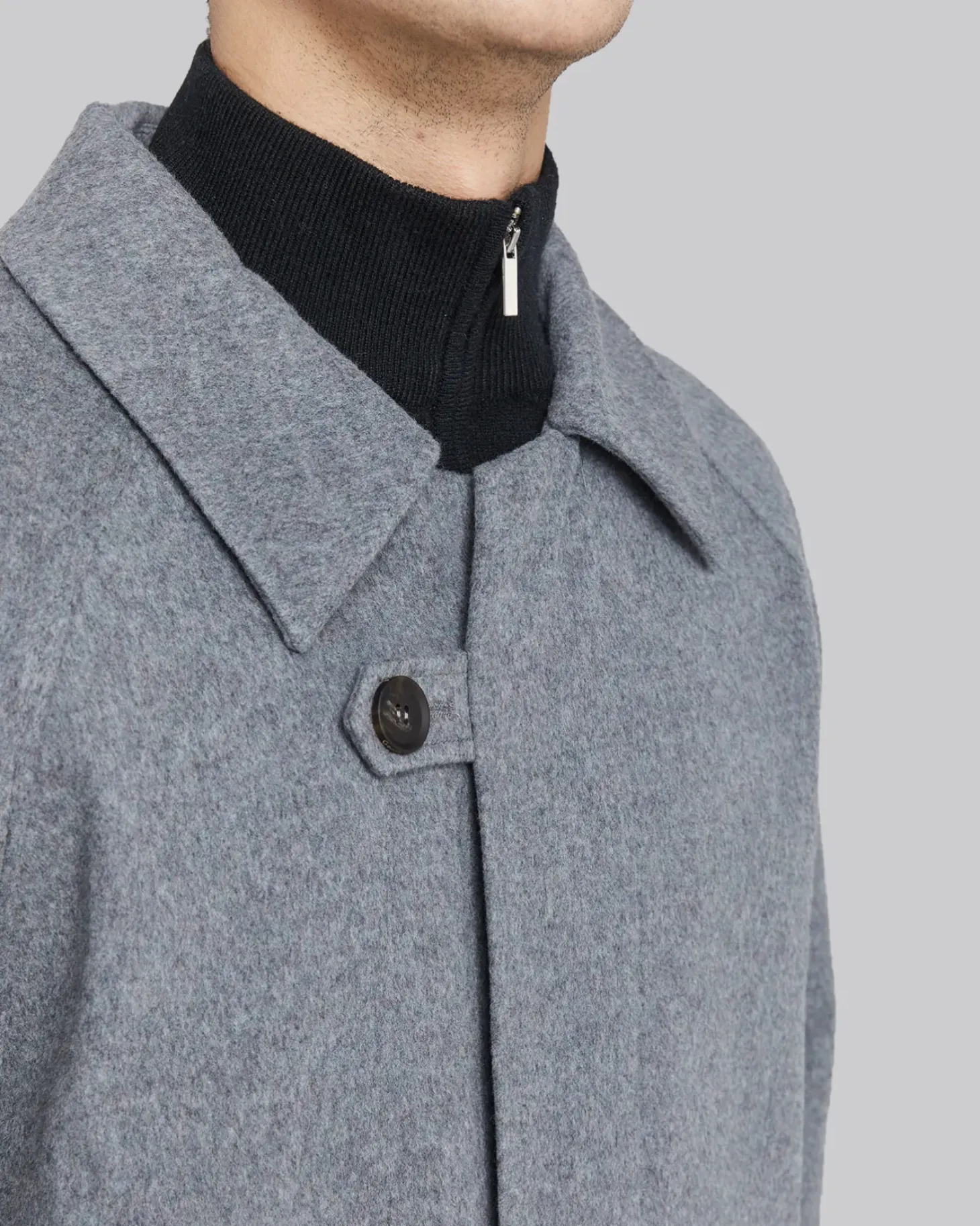 Wool-Cashmere Long Coat