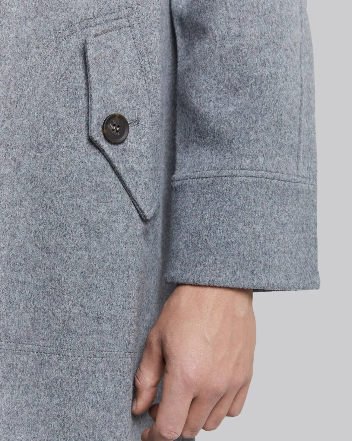 Wool-Cashmere Long Coat