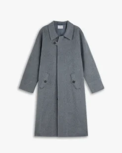 Wool-Cashmere Long Coat