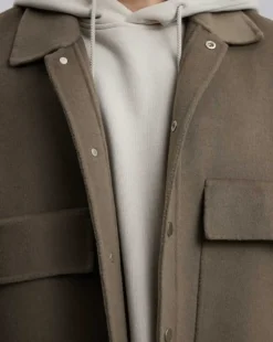Woolen Jacket With Front Pockets Set