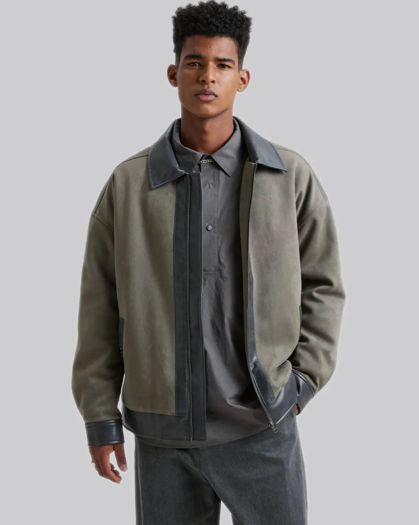 Zippered Mossy Jacket