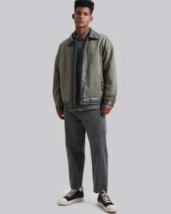 Zippered Mossy Jacket Set